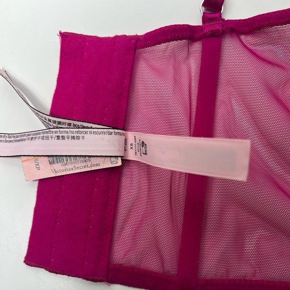 Victoria’s Secret Dream Angels Lace Bustier Corset Shimmer Underwire Bra Top - Picture 11 of 11